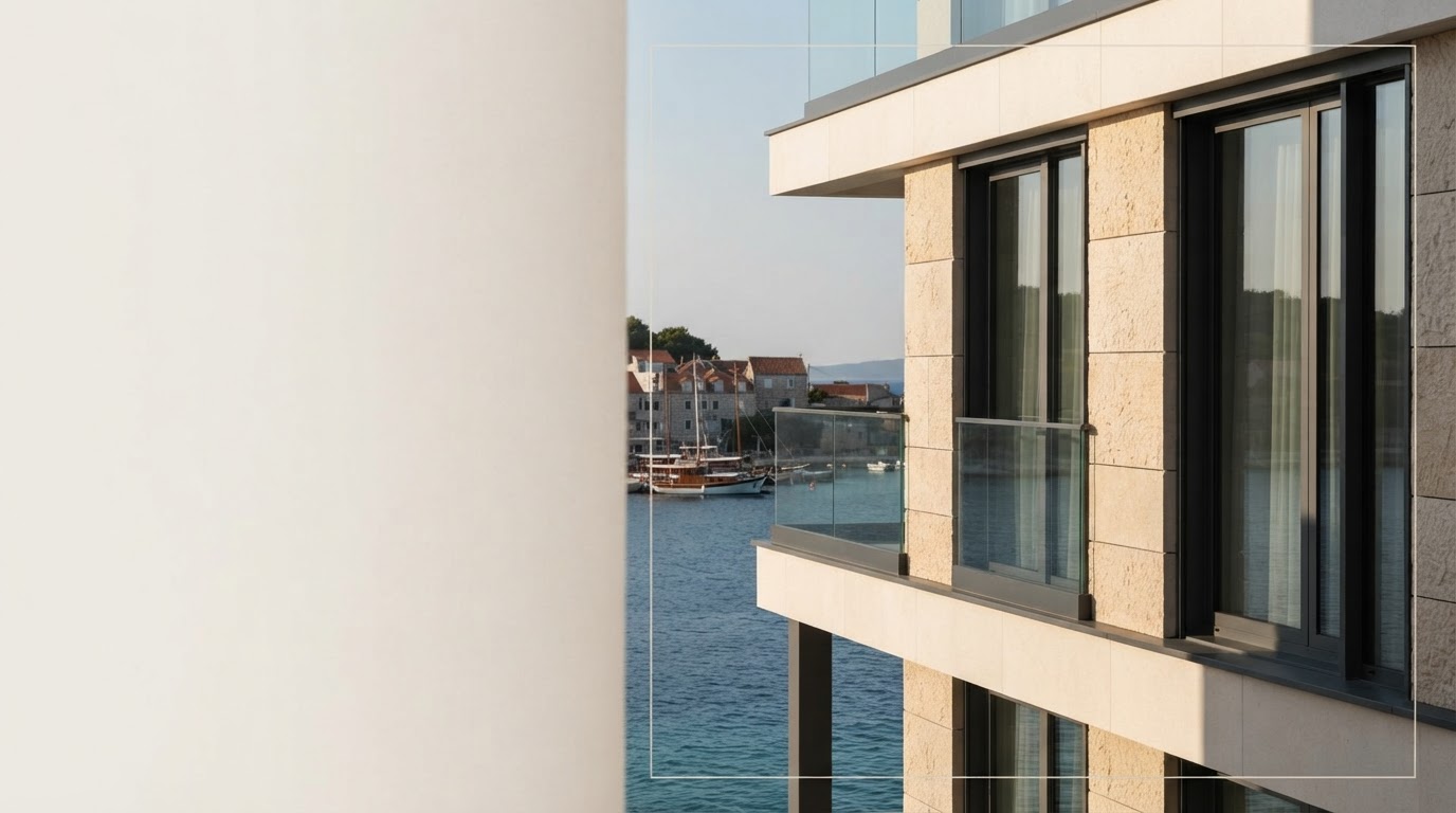 ProInvest Hrvatska — apstraktni prikaz podatkovnih linija koji simbolizira AI analizu tržišta